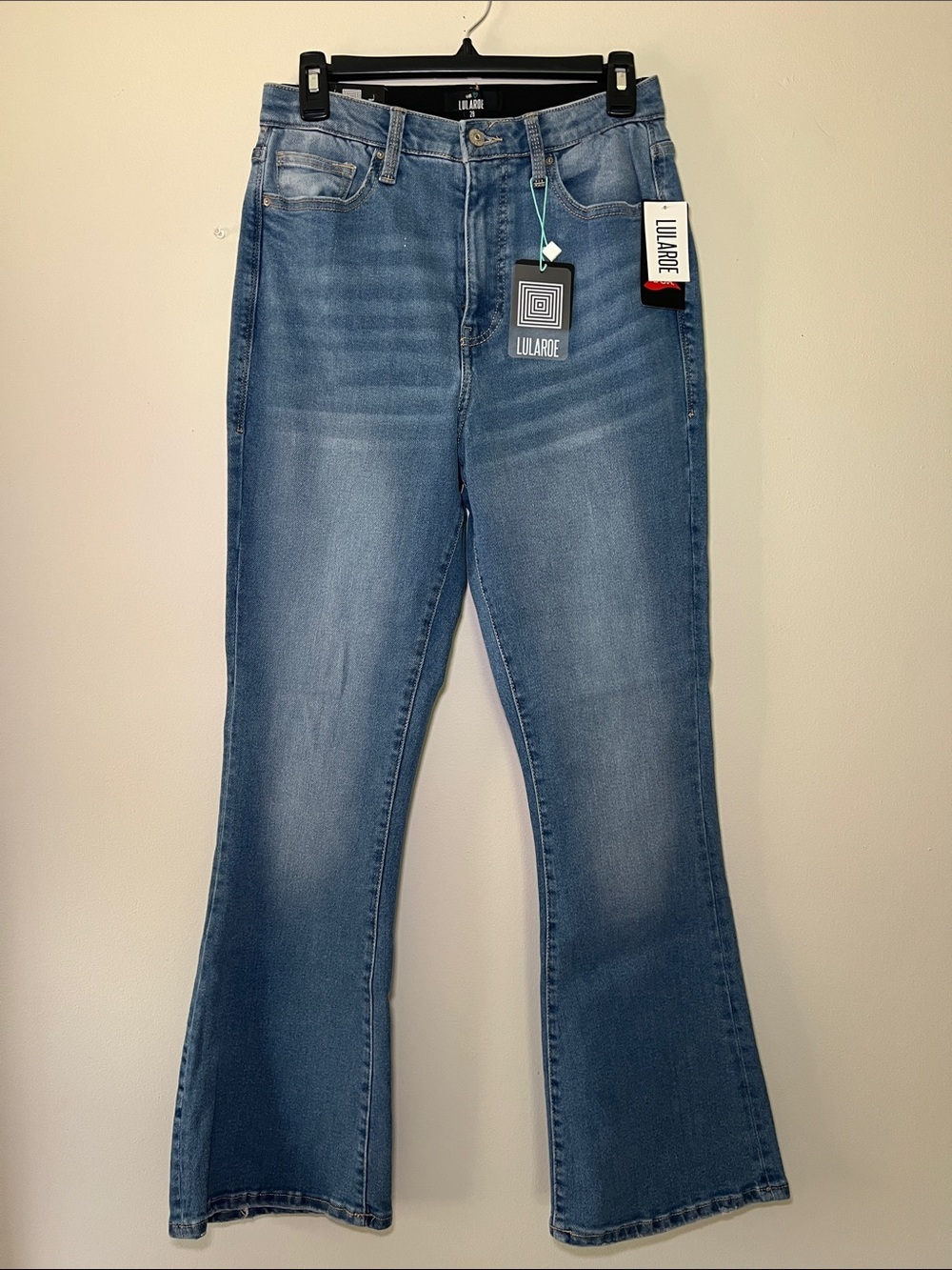 LuLaRoe Women's Medium Blue Flare Jeans